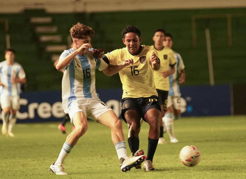 Ecuador igualó 1-1 ante Uruguay y empató 2-2 con Argentina en el Sudamericano sub 15.