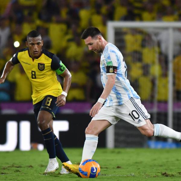 Los jugadores más destacados del partido Ecuador vs Argentina