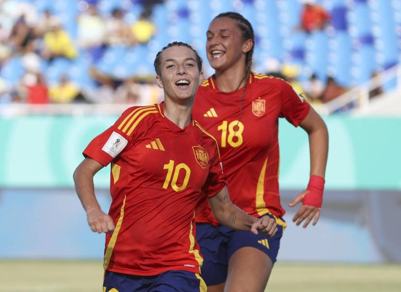 Paula Comendador, jugadora del Real Madrid, fue la figura de España en la victoria ante Ecuador por 5-0.