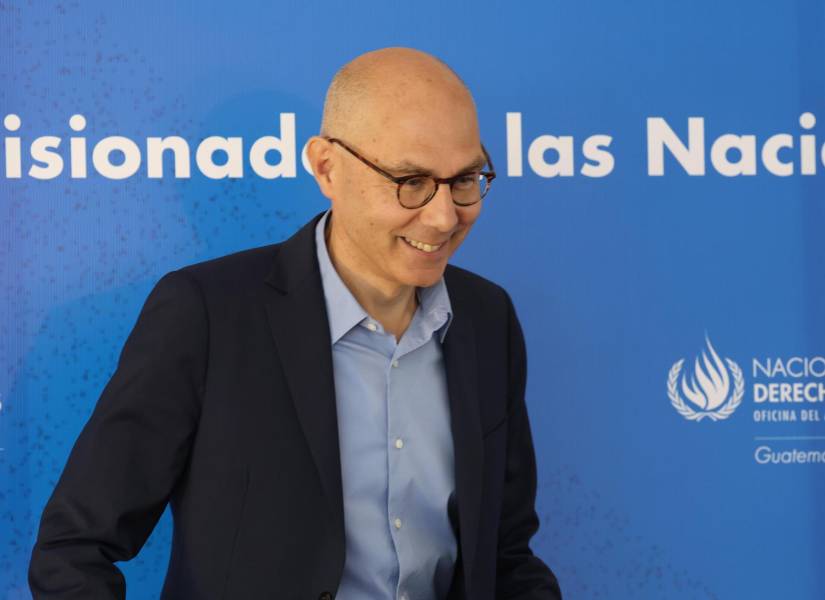 El alto comisionado de Naciones Unidas para los Derechos Humanos, Volker Türk, asiste a una rueda de prensa. Imagen de archivo.