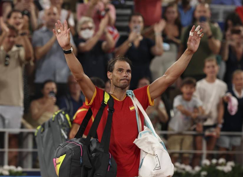 Rafael Nadal se despide de los Juegos Olímpicos de París 2024, después de quedar eliminado en individual y en dobles.