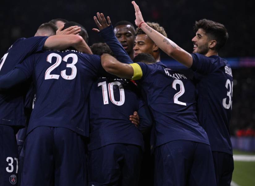 El PSG venció por 3-1 al Brest en la Ligue 1.