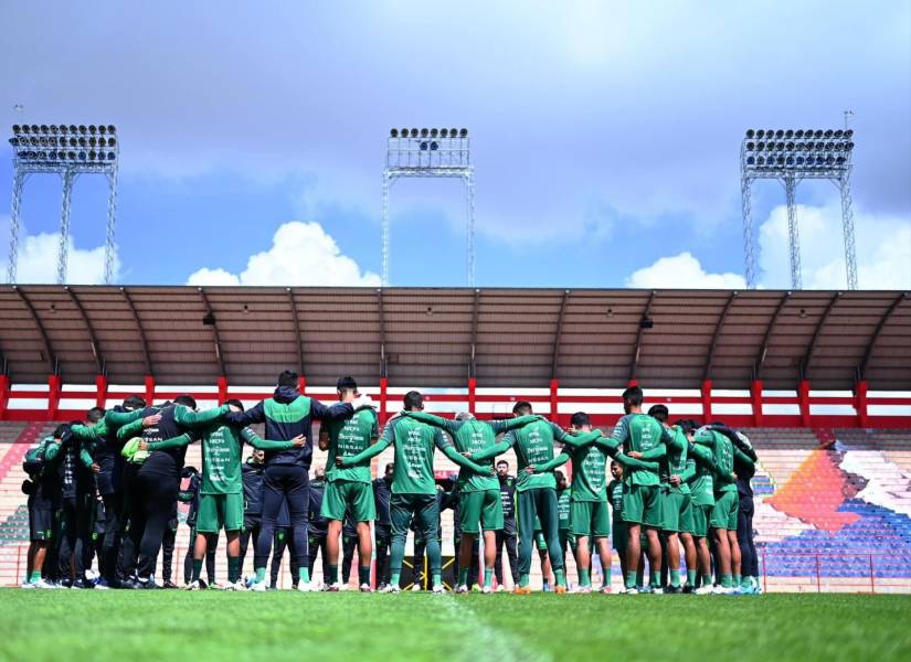 Bolivia realizó sus últimos entrenamientos en El Alto.