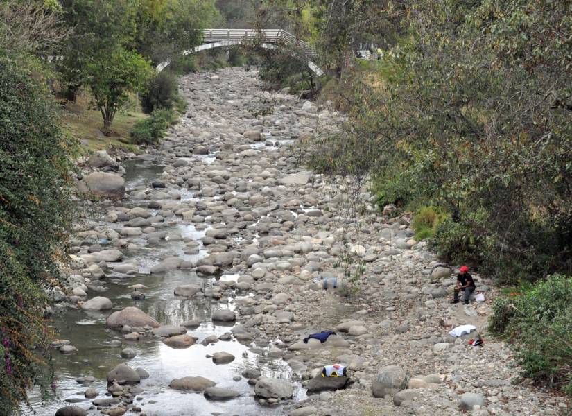 Tres ríos de Cuenca están en estiaje.