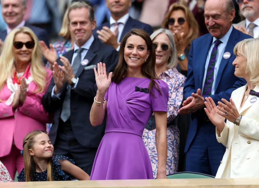 Kate Middleton en la final del Wimbledon.