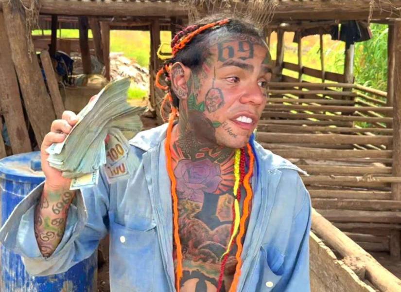 Fotografía del rapero Tekashi 6ix9ine