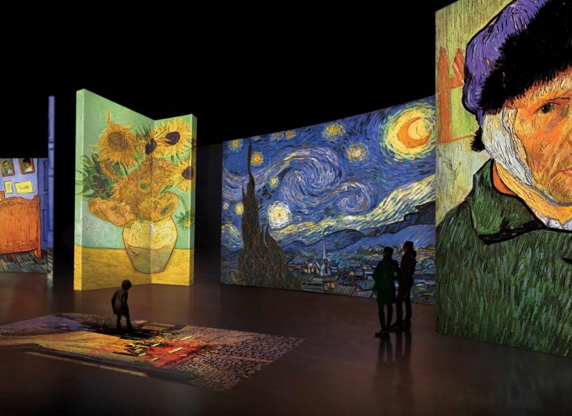 Imagen de la exposición de Vincent Van Gogh.