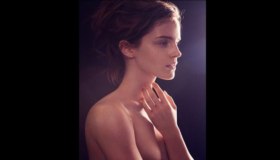 Emma Watson se desnuda para ser parte de un libro ecológico