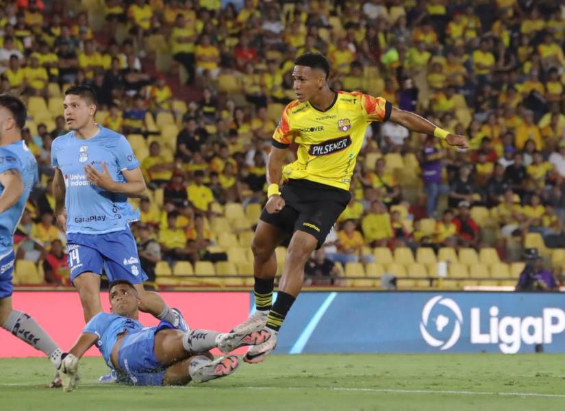 Jandry Gómez tuvo una ocasión de gol ante Macará en la Liga Pro.