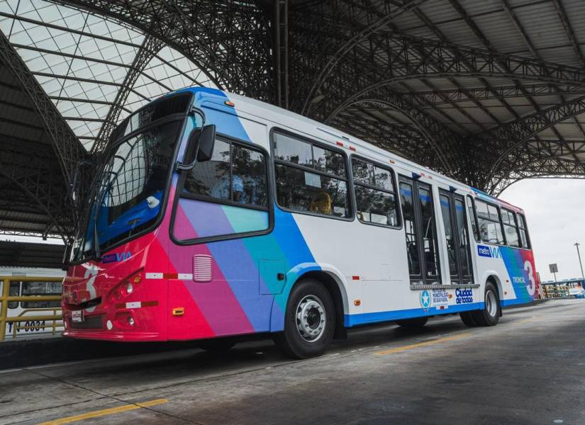 Los buses de la Metrovía tendrán colores distintos de acuerdo a cada troncal.