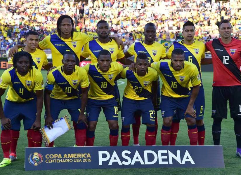 Plantilla de Ecuador en la Copa América Centenario.