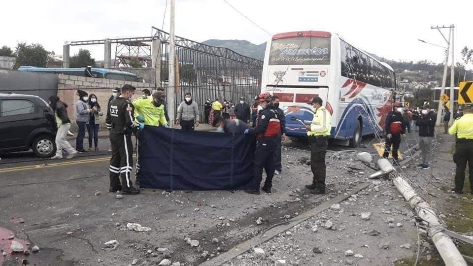 4 muertos en accidente de tránsito en Pelileo, Tungurahua