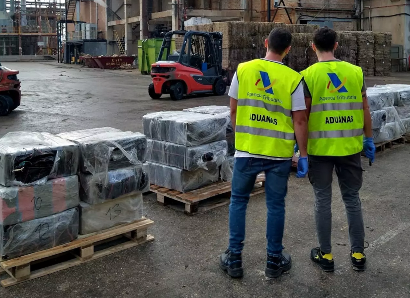 El cargamento llegó al puerto de Barcelona.