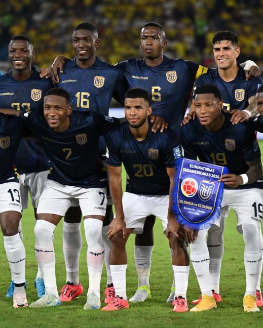 Los jugadores de Ecuador vencieron a Colombia en Barranquilla.