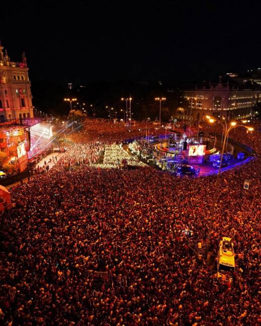 La fiesta de España, campeona de la Eurocopa 2024 en Madrid