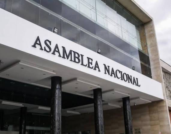 Imagen del edificio de la Asamblea Nacional, en Quito.