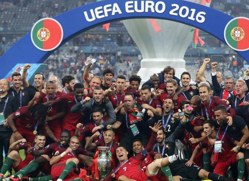 Imagen referencial de Portugal campeón Eurocopa 2016.