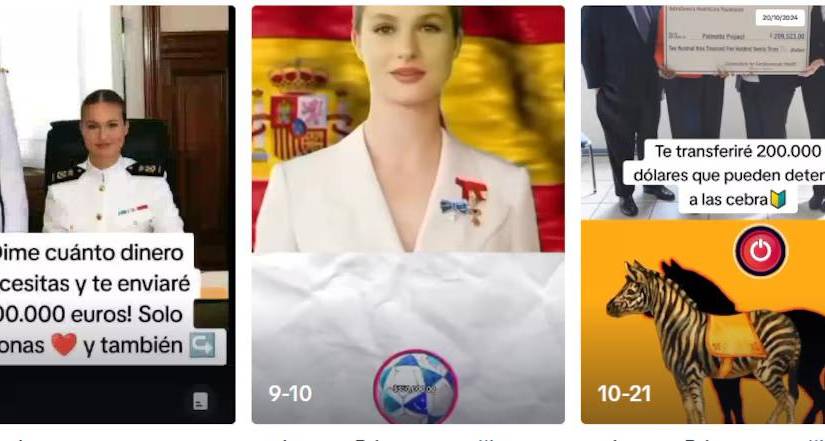 Capturas de pantalla de los videos que circulan en redes sociales.